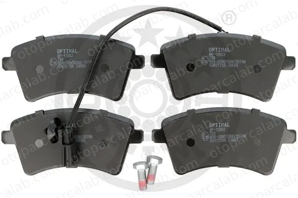 OPTIMAL BP-12662 Fren Disk Balata Ön RENAULT KANGOO / GRAND KANGOO II KANGOO Express 410605649R 7701210174