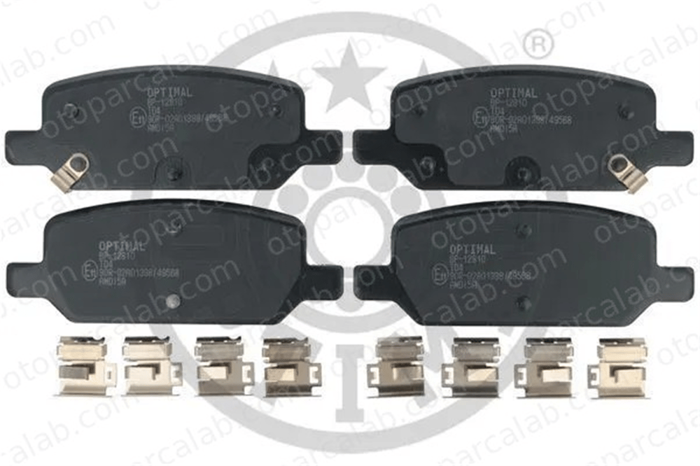 OPTIMAL BP-12810 Fren Disk Balata Arka TESLA MODEL Y MODEL 3 800824400A 800824400B