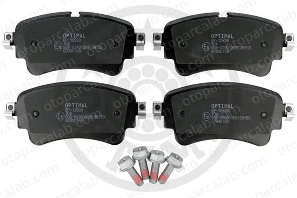 OPTIMAL BP-12839 Fren Disk Balata Ön AUDI A4 B9 Avant A4 B9 4N0698451 80A698451B