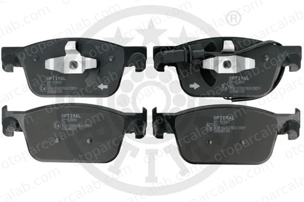 OPTIMAL BP-12840 Fren Disk Balata Ön AUDI A4 B9 Avant A4 B9 8W0698151AF 8W0698151AG
