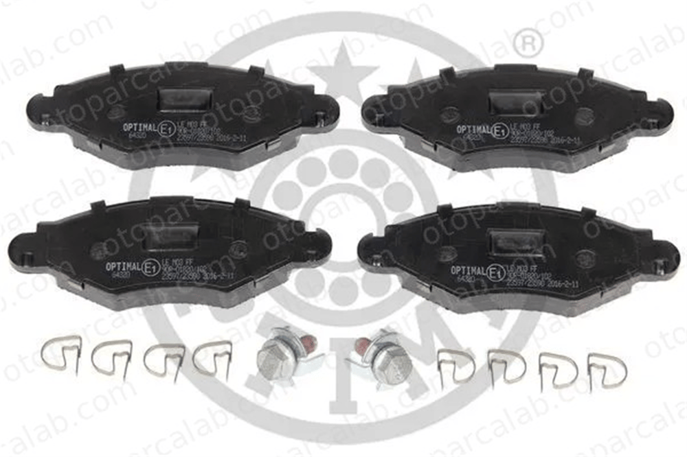 OPTIMAL BP-64320 Fren Disk Balata Ön PEUGEOT 206 Hatchback 206+ 425212 425228
