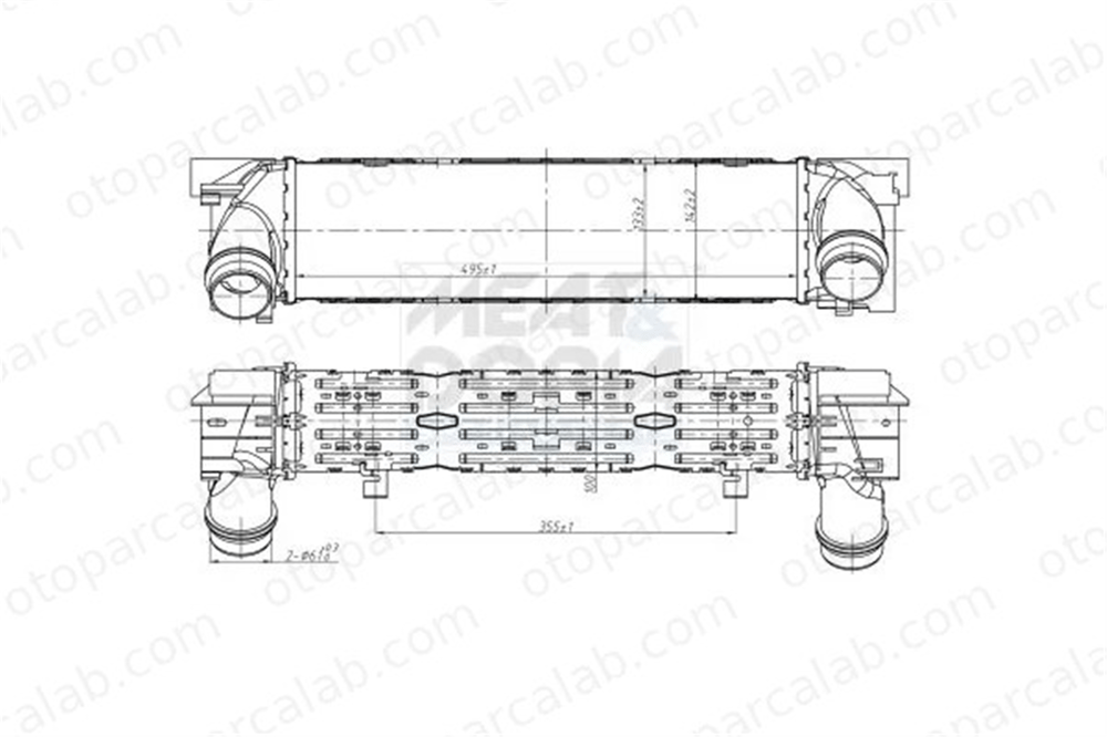 OPTIMUM 17517618809 Turbo Radyatörü BMW 1 3 17517618809 17517600531