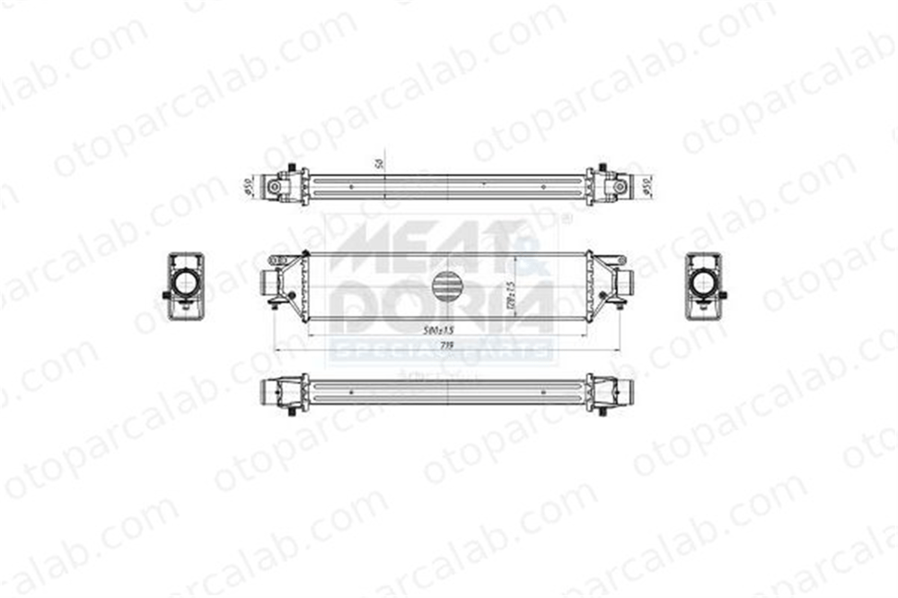 ORIS 1883-4835A Turbo Radyatörü ORİS 1883-4835A FIAT LINEA 51785255