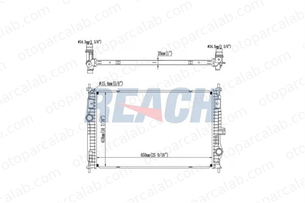 ORIS BPE901026 Su Radyatörü ORİS BPE901026 PEUGEOT 5008 II 508 II 9811401480 9838520180