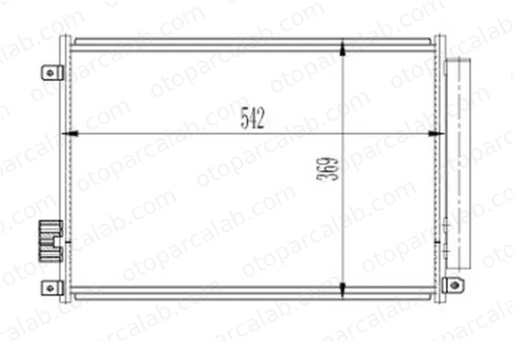 ORIS CFI768016 Klima Radyatörü ORİS CFI768016 FIAT PANDA 500 1S5119710AA 51786211