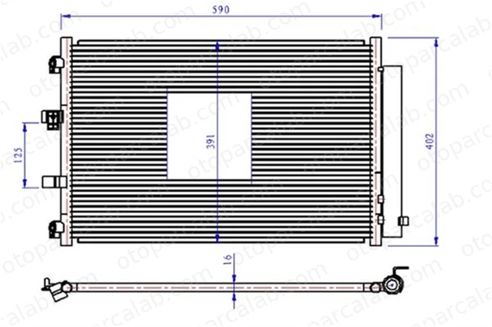 ORIS CFR661000 Klima Radyatörü ORİS CFR661000 FORD TRANSIT V363 Panelvan/Van TRANSIT V363 Platform şasi BK2119710AB 1778169