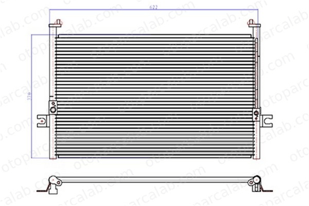 ORIS CHY250016 Klima Radyatörü ORİS CHY250016 HYUNDAI H-1 / STAREX Minibüs/Otobüs H-1 Panelvan/Van 976064A002 976064A000