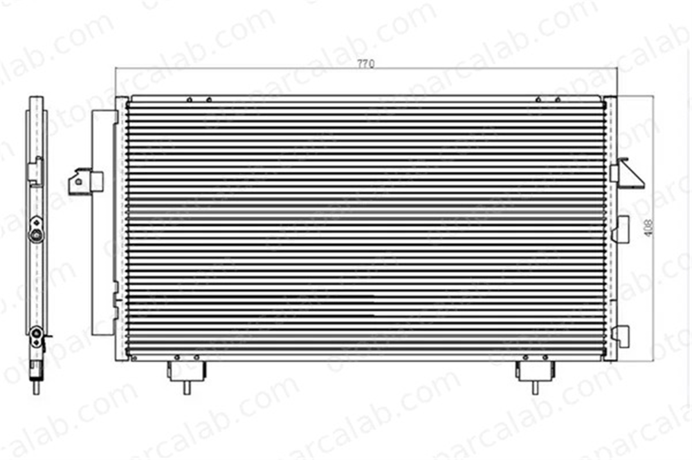 ORIS CTO070016 Klima Radyatörü ORİS CTO070016 TOYOTA RAV 4 II 8846042070 8846042090