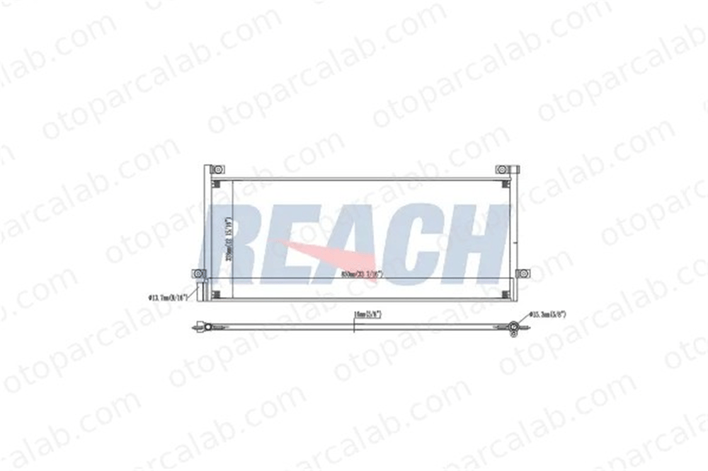 ORIS CVO019016 Klima Radyatörü ORİS CVO019016 VOLVO FL6 RENAULT TRUCKS MIDLINER 21893823 22212982