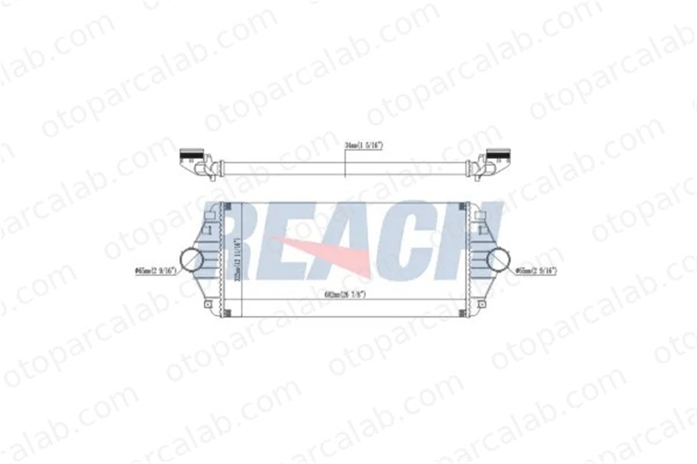 ORIS IFI002034 Turbo Radyatörü ORİS IFI002034 CITROËN EVASION MPV FIAT SCUDO Panelvan/Van 384E7 1472059080