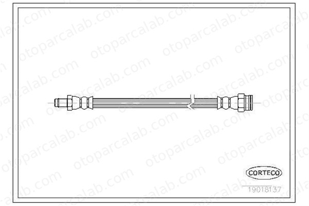 OSSCA 00736 Fren Hortumu Arka Sağ FIAT DUCATO Panorama DUCATO Panelvan/Van SE141744400D 481627