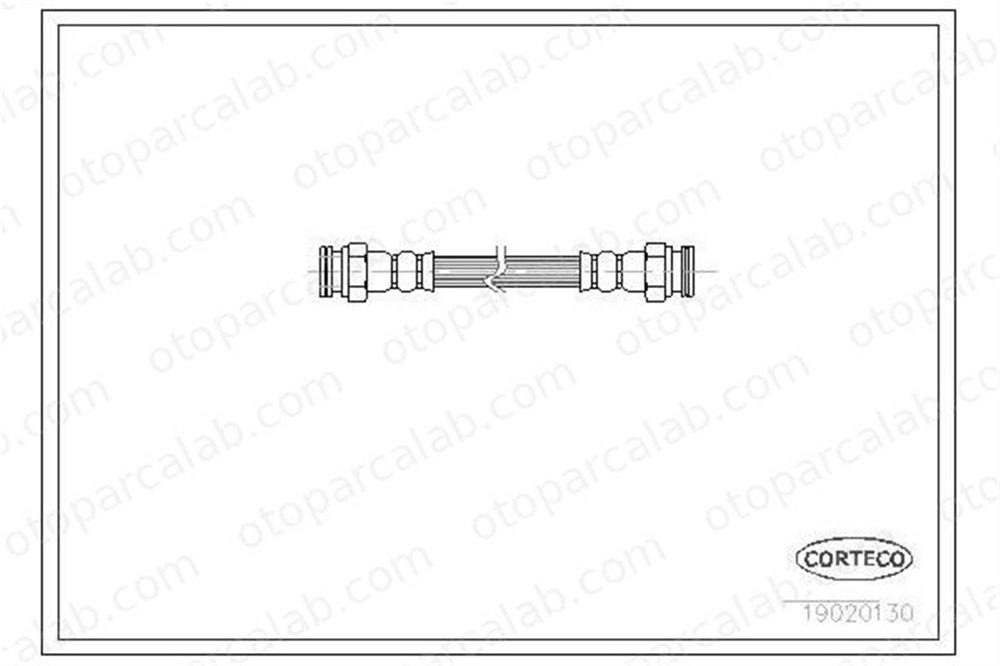 OSSCA 01344 Fren Hortumu Arka Sağ veya Sol LANCIA MUSA YPSILON 46834651 46542040