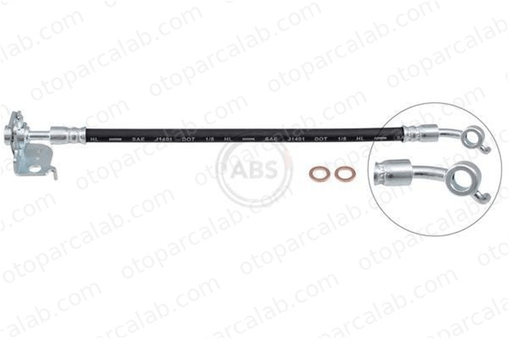 OSSCA BRSFH11016 Fren Hortumu Arka Sağ HYUNDAI i30 i30 Station wagon 58738G4300 58737G4400