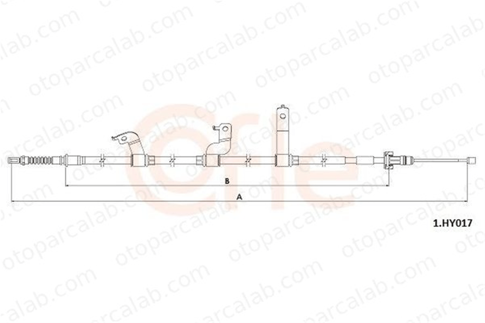 OTOZONE TEL8075 El Fren Teli Arka Sol HYUNDAI i20 II i20 II Coupe 59760C8300