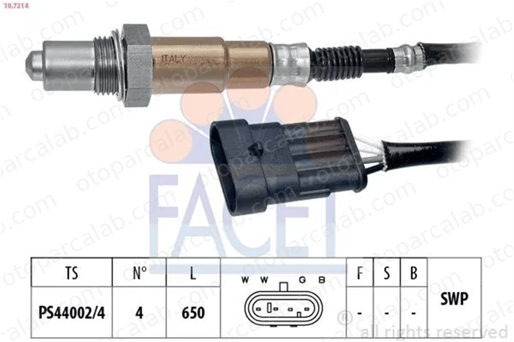 PIERBURG 7.02604.51.0 Oksijen (Lambda) Sensörü FIAT BRAVO I MAREA 46521170 46750249