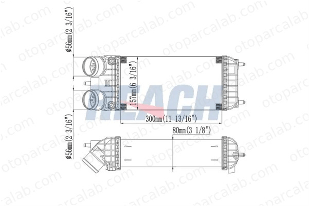 PSA ORJINAL 1440C0 Turbo Radyatörü PEUGEOT 207 207 SW 1440C0