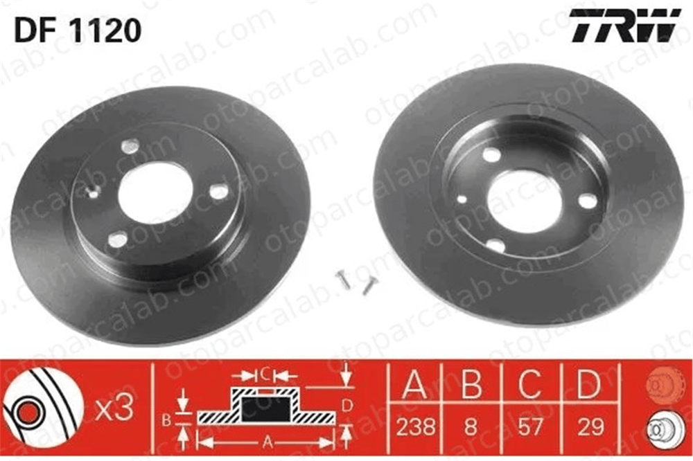 PSA ORJINAL 4249.C5 Fren Disk Ayna Ön Sağ ve Sol CITROËN AX SAXO 4249C5 E169004