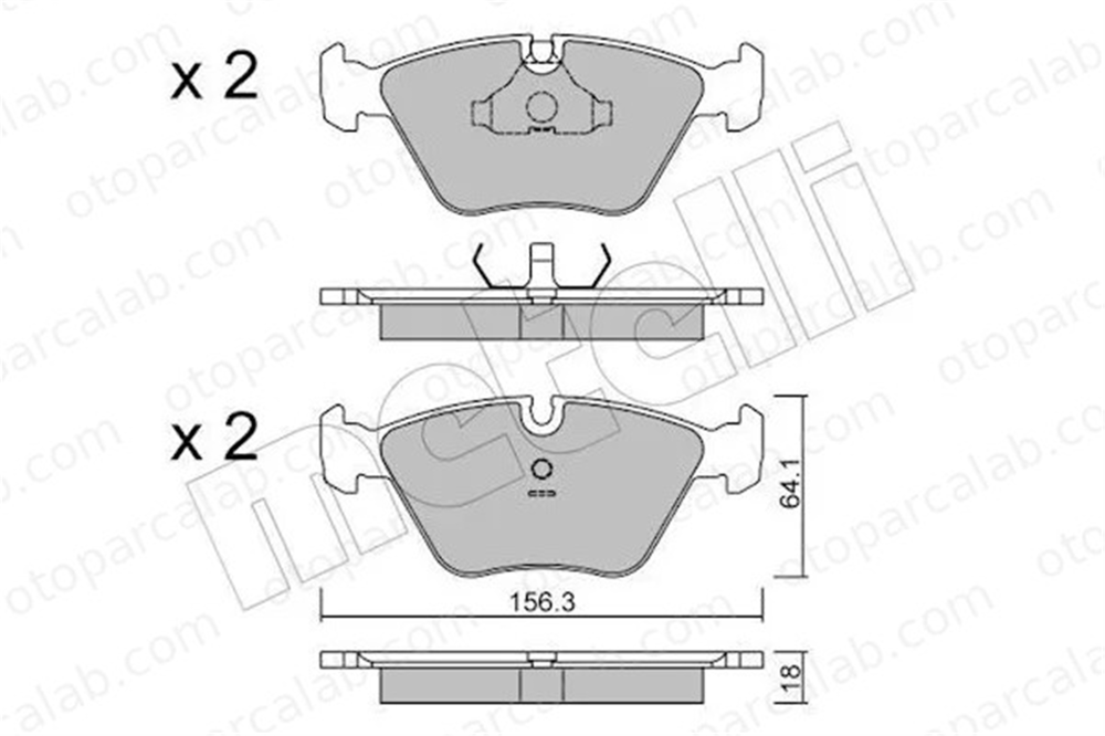 PSA ORJINAL 4250.94 Fren Disk Balata Ön AUDI COUPE B3 200 C3 Sedan 447698151C 895698151A