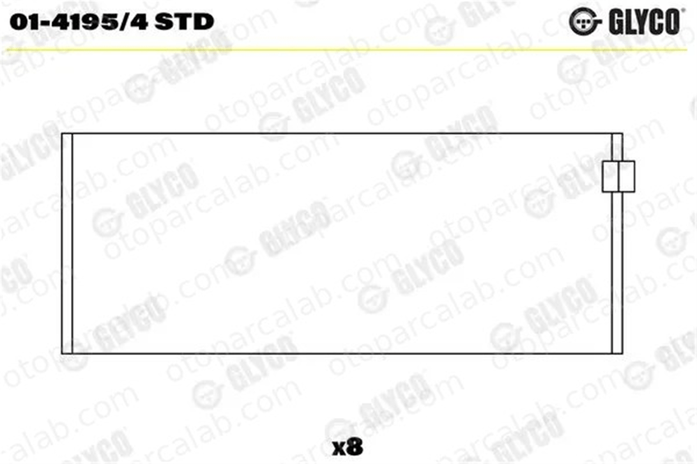 PSA ORJINAL 60671 Kol Yatak (STD) PEUGEOT 505 505 Break 60671 0606.71