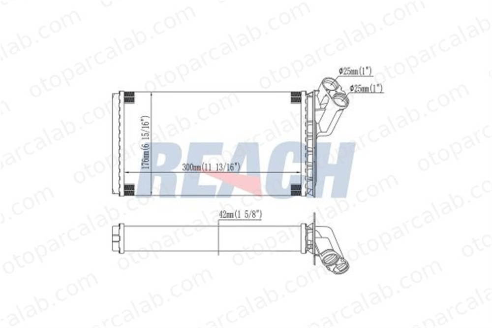 PSA ORJINAL 6448A7 Kalorifer Radyatörü CITROËN EVASION MPV JUMPY 6448A7 9179687505
