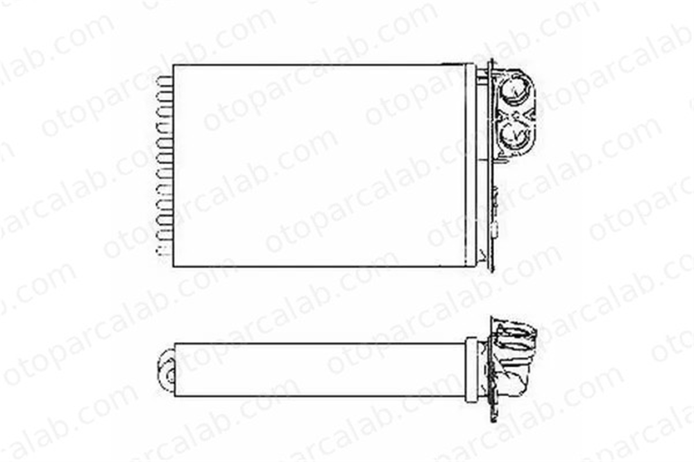 PSA ORJINAL 6448J8 Kalorifer Radyatörü CITROËN C5 I Break C5 I 6448J8