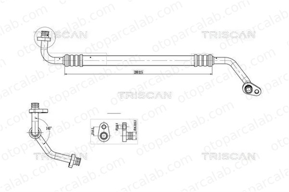 PSA ORJINAL 6477C8 Klima Hortumu CITROËN BERLINGO Kasa/büyük limuzin PEUGEOT PARTNER Kasa/büyük limuzin 6477C8