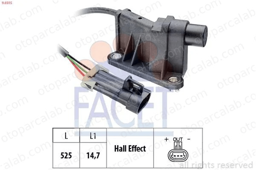 PSA ORJINAL 90412795 Eksantrik Devir Sensörü OPEL TIGRA ASTRA F Station wagon 90412795 131871