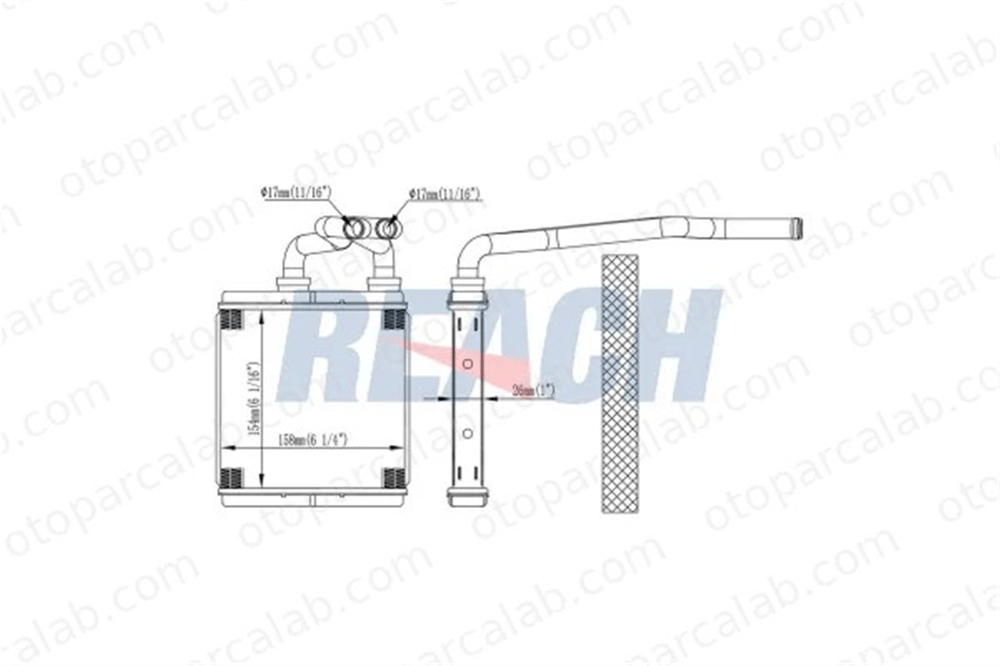 PSA ORJINAL 93194792 Kalorifer Radyatörü OPEL AGILA SUZUKI SPLASH 93194792 4710155
