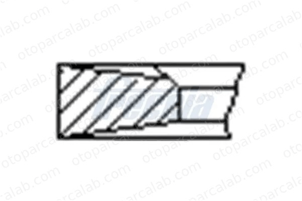 PSA ORJINAL 93743375 Segman (83.00MM-STD) OPEL ANTARA A 93743375 4805006