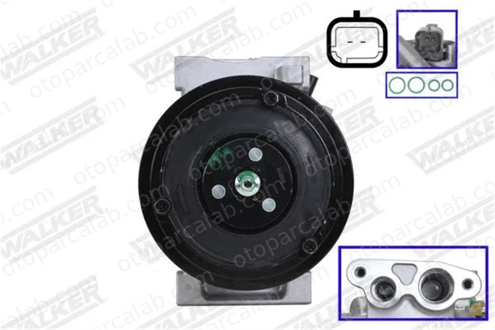 PSA ORJINAL 9672247080 Klima Kompresörü CITROËN DS3 DS3 Cabrio 9672247080 1608325980