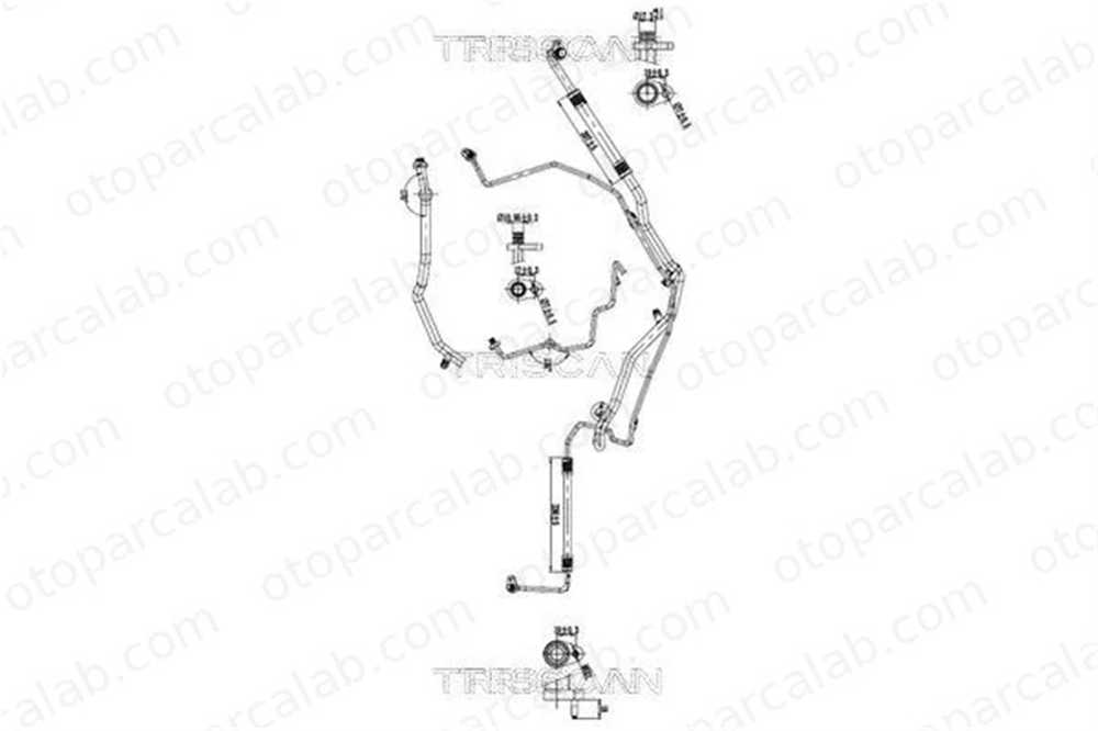 PSA ORJINAL 9807760180 Klima Hortumu CITROËN SPACETOURER Minibüs/Otobüs TOYOTA PROACE Minibüs/Otobüs 9807760180 9838639380