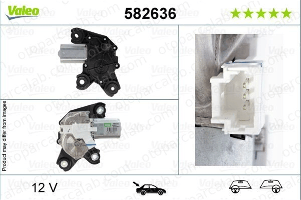 PSA ORJINAL 9812672880 Silecek Mekanizma Motoru Arka CITROËN JUMPY Panelvan/Van SPACETOURER Minibüs/Otobüs 9812672880