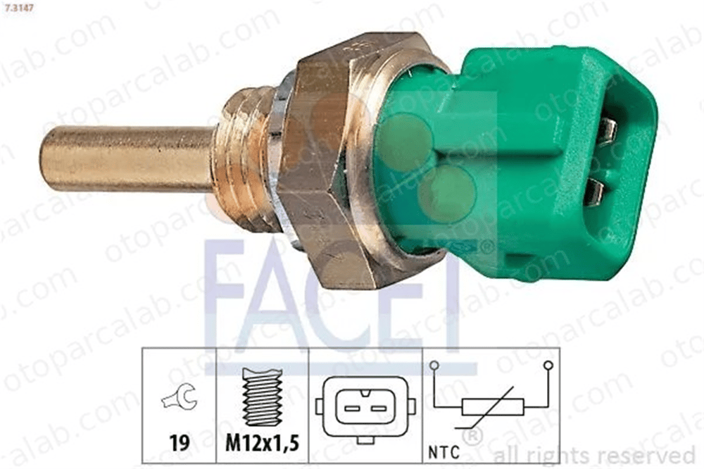 PSA ORJINAL ITH19203F Hararet Müşürü CITROËN SAXO ALFA ROMEO 155 19203F 60573388