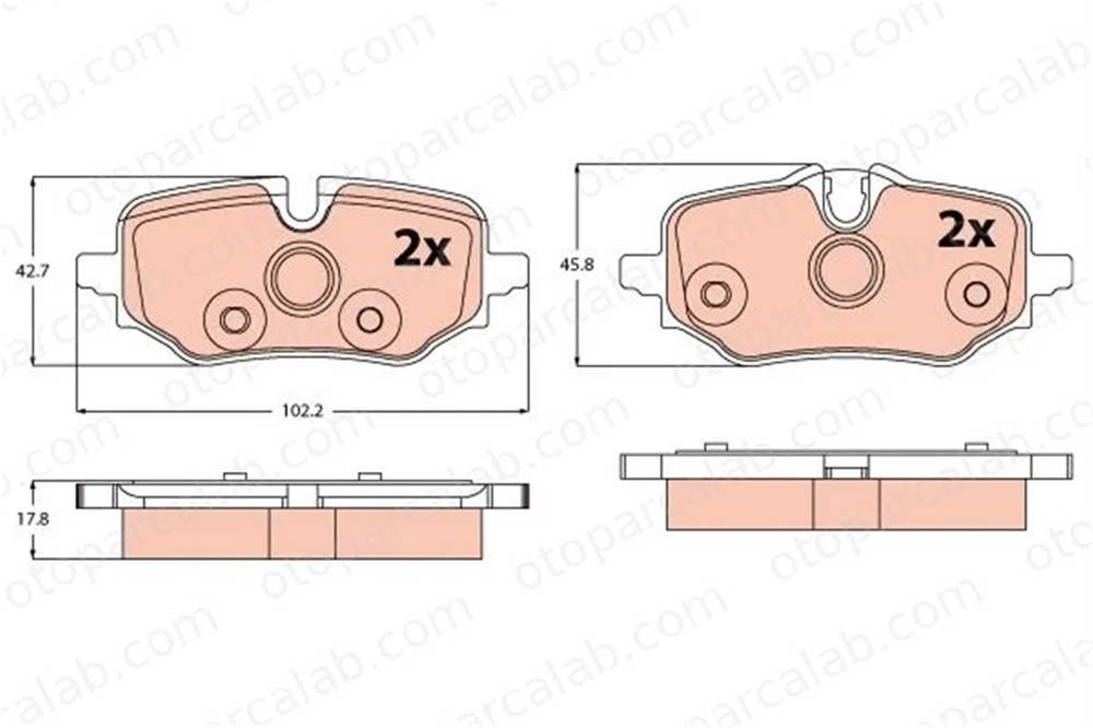 PSA ORJINAL YL01896380 Fren Disk Balata Ön PEUGEOT 308 II 308 SW II YL01896380 1609000680