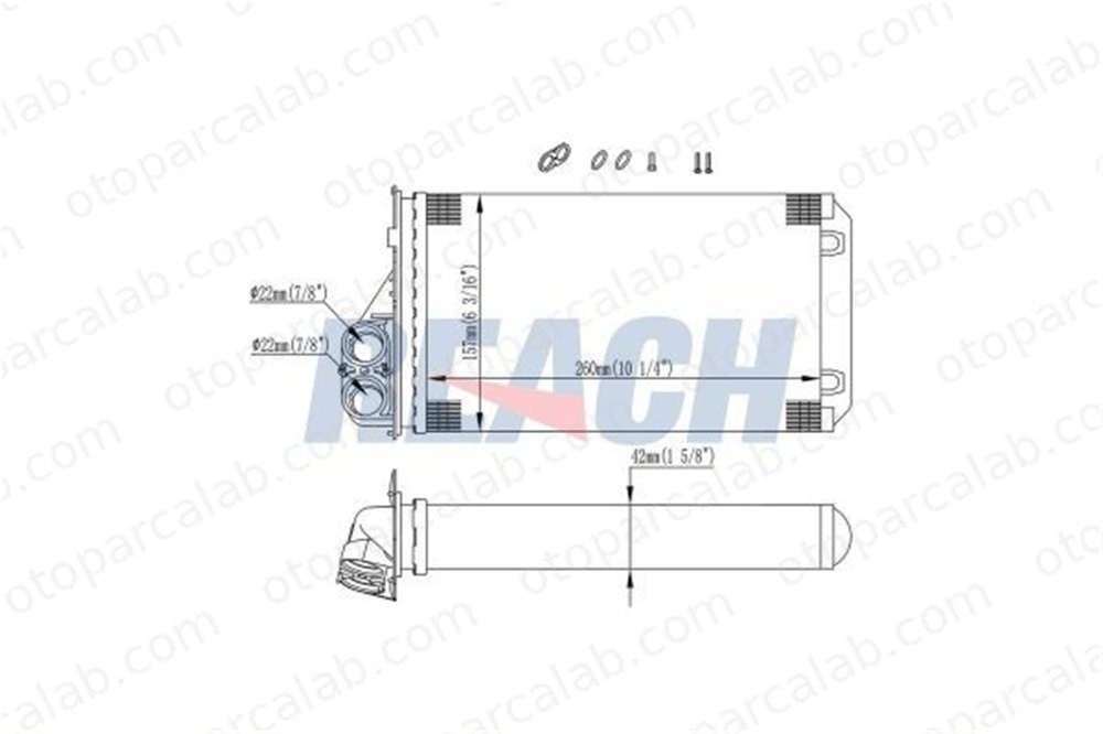 RENAULT ORJINAL 271157059R Kalorifer Radyatörü OPEL VIVARO A Platform şasi NISSAN PRIMASTAR Panelvan/Van 271157059R 2711500Q0E