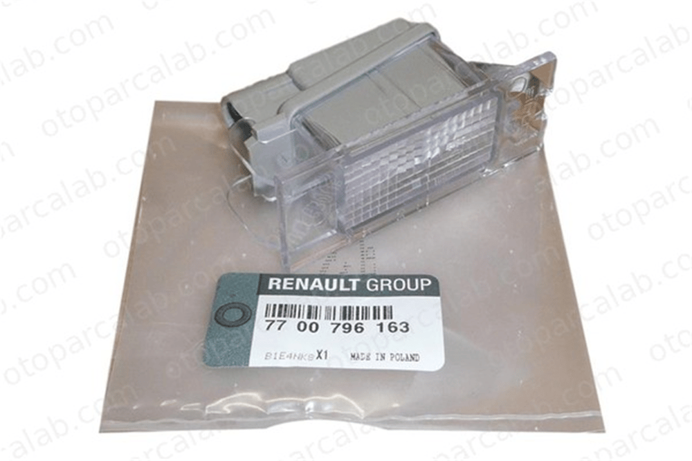 RENAULT ORJINAL 7700796163 Plaka Lambası RENAULT LAGUNA II Grandtour MEGANE II 7700796163