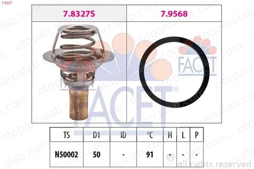 RENAULT ORJINAL 7700858802 Termostat RENAULT CLIO I RAPID Kasa/büyük limuzin 7700858802 7700742617