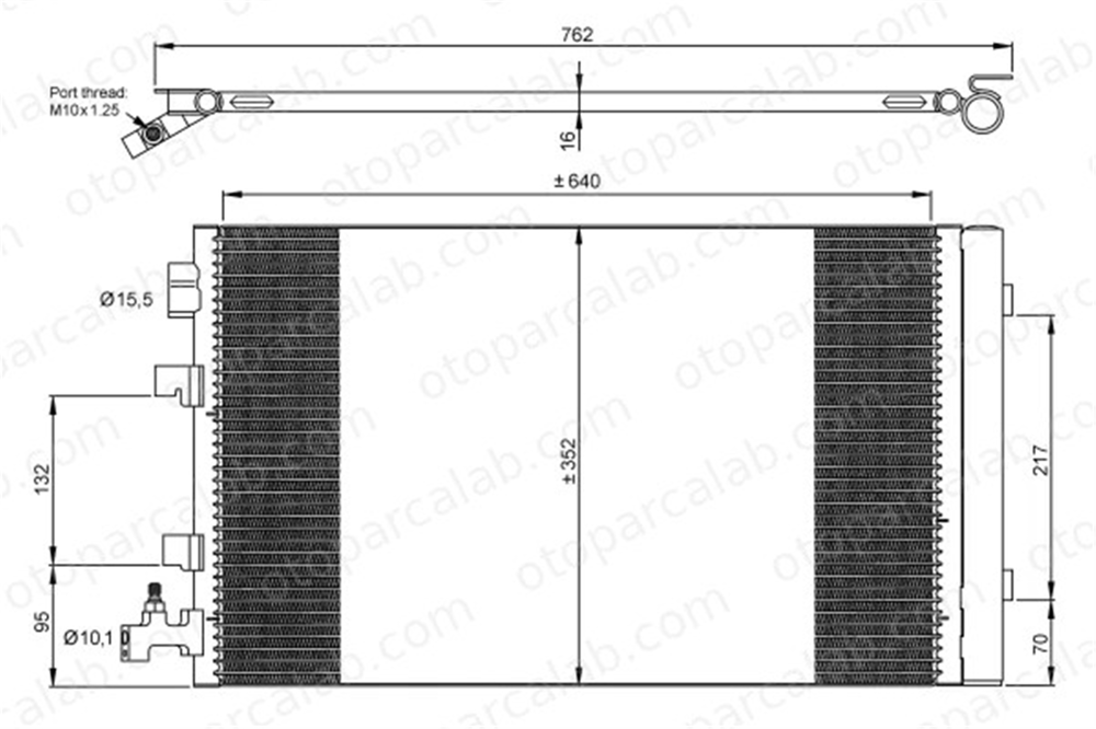RENAULT ORJINAL 921000005R Klima Radyatörü RENAULT MEGANE III Coupe MEGANE III Grandtour 921000005R 921009956R