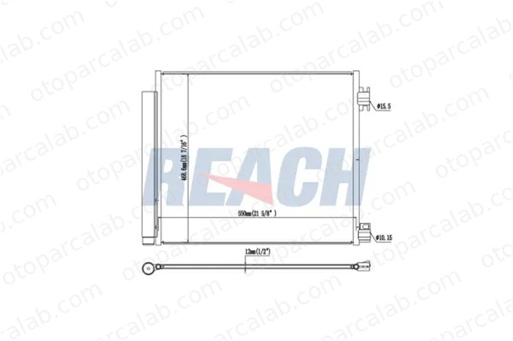 RENAULT ORJINAL 921004BE0A Klima Radyatörü RENAULT KADJAR NISSAN QASHQAI II SUV 921004BE0A 921004EA0A