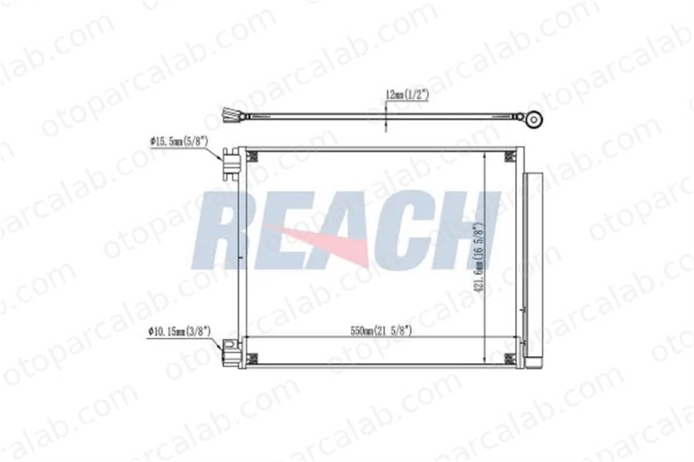 RENAULT ORJINAL 921008540R Klima Radyatörü RENAULT MEGANE IV Hatchback MEGANE IV Grandtour 921008540R 921001829R