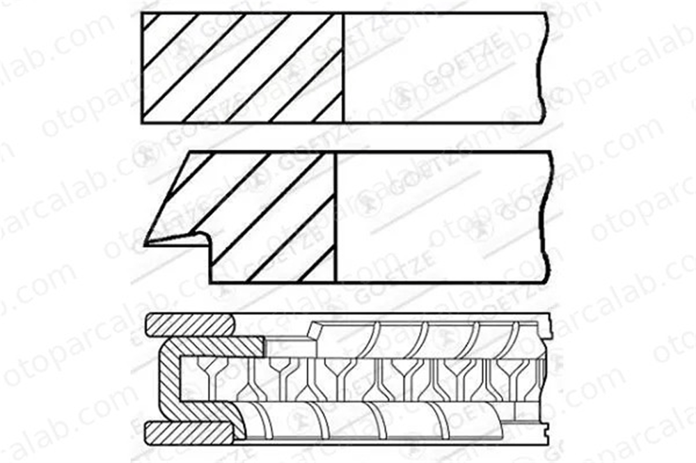 RIK 26140-050 Segman (75.50MM-0.50) VW POLO III SEAT CORDOBA 26140-050