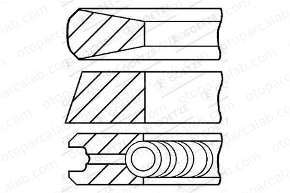 RIK 43330-000 Segman (84.00MM-STD) DAF XF II XD 43330000 685363