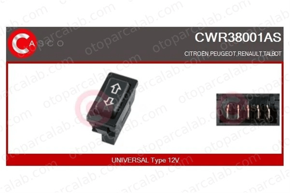 ROCKSWELL A055 Cam Açma Düğmesi Ön Sağ RENAULT FUEGO 7700676698