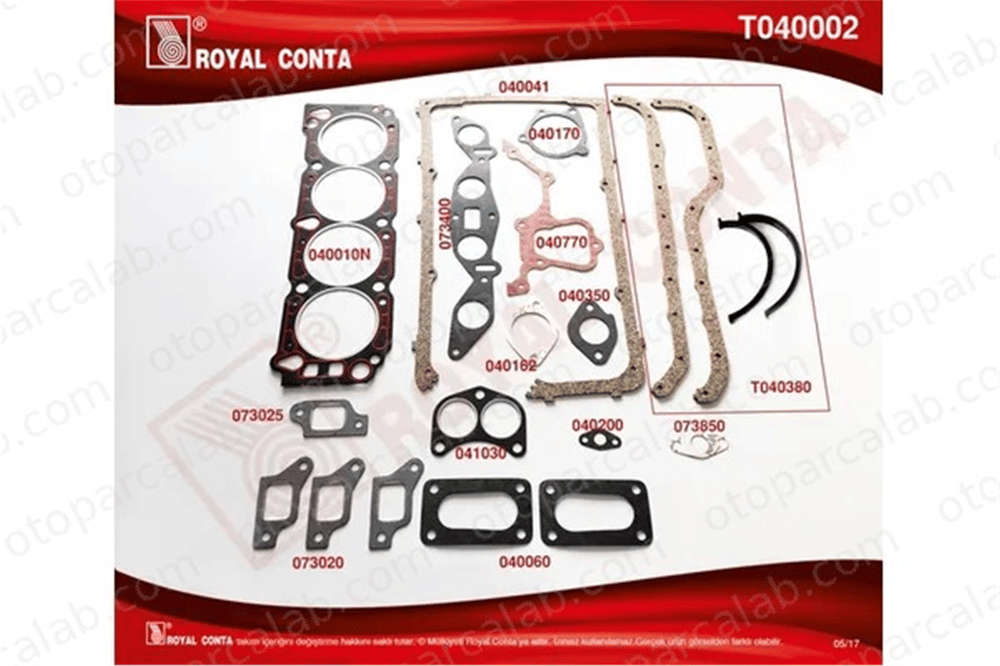 ROYAL T040002 Takım Conta FORD TRANSIT Minibüs/Otobüs TRANSIT Panelvan/Van 92HM6008AA 5027036