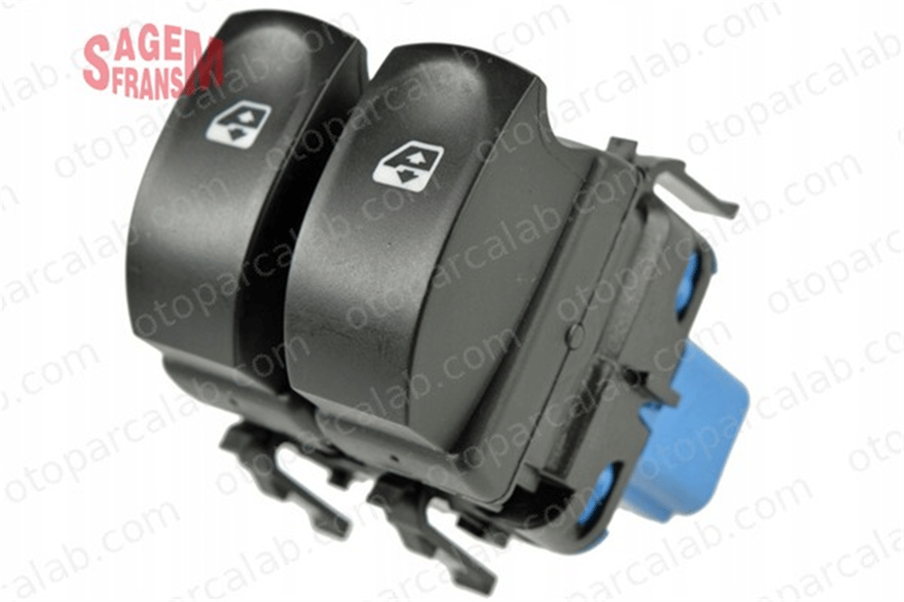 SAGEM 500938 Cam Açma Düğmesi Ön Sol RENAULT CLIO III CLIO III Grandtour 8200214938