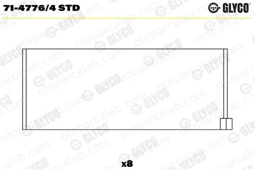 SAHIN KL4701001MX Kol Yatak (STD) ŞAHİN KL4701001MX ALFA ROMEO GIULIETTA FIAT 500X 55196165 55219414