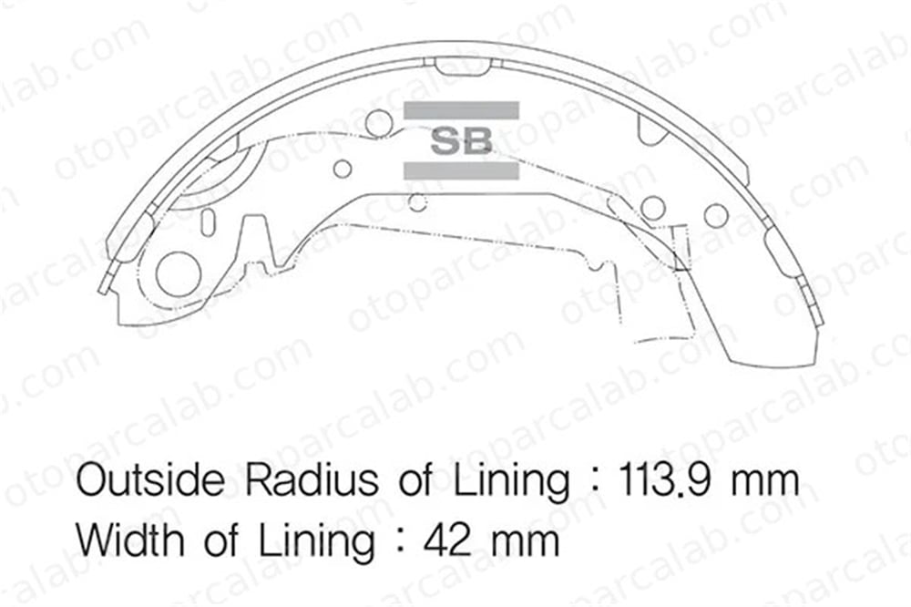 SANGSIN SA111 Fren Pabuçlu Balata Arka HYUNDAI SANTA FÉ I TUCSON 583502EA10 5830528A00