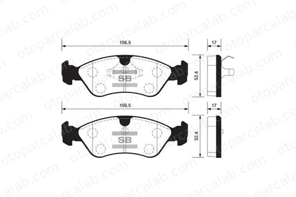 SANGSIN SP1078 Fren Disk Balata Ön OPEL OMEGA A Station wagon OMEGA A 1605454 11046952012