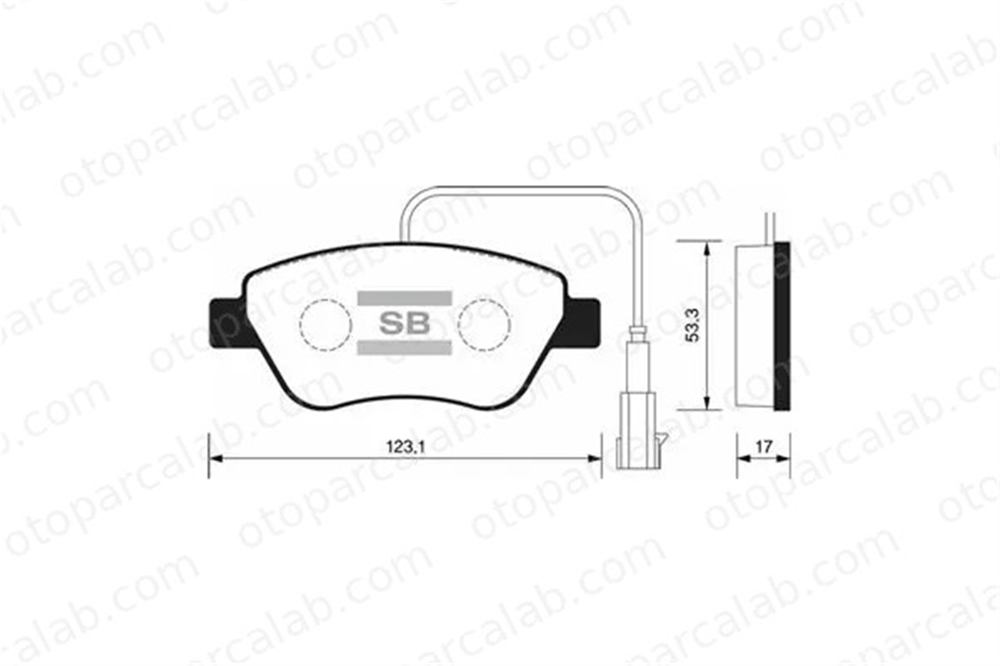 SANGSIN SP1201 Fren Disk Balata Ön FIAT GRANDE PUNTO DOBLO Kasa/büyük limuzin 425406 77365651