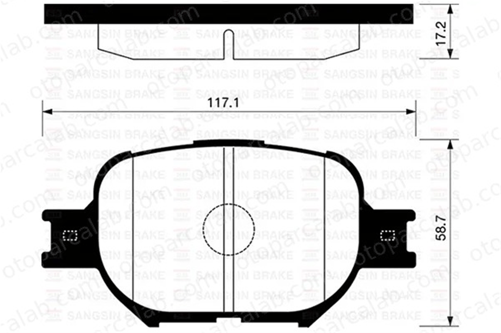 SANGSIN SP1272 Fren Disk Balata Ön TOYOTA COROLLA Verso CELICA Coupe 44652B010 446520480